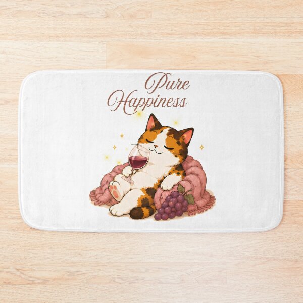 Item preview, Cozy Cute Calico Cat Wine - Pure Happiness designed and sold by Lunexa-Lab.