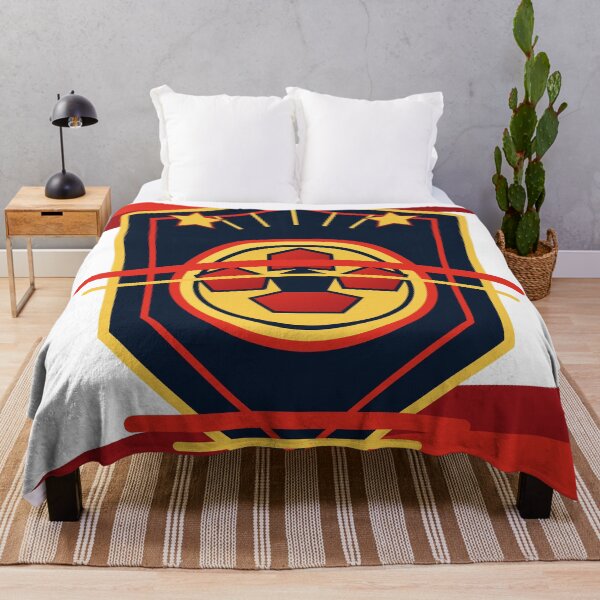 Item preview, Red Yellow Navy Football Energy – Bold Soccer Vector Design designed and sold by FlamoArt.