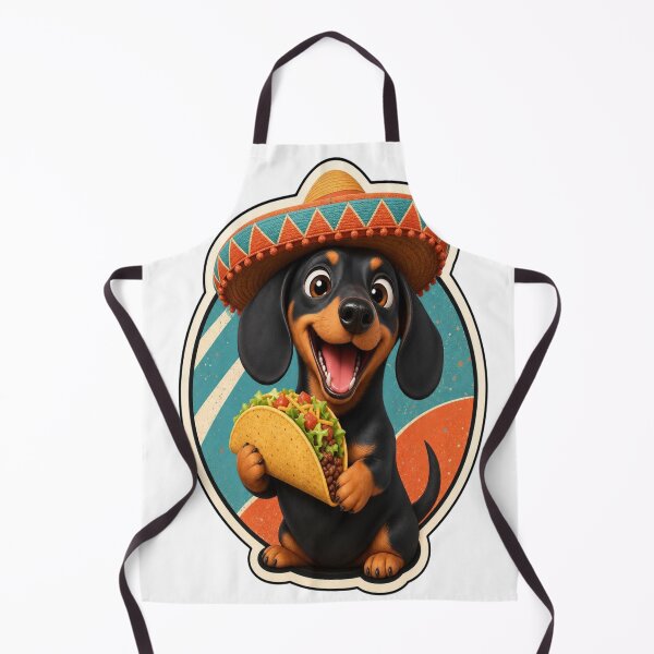 Item preview, Taco Dachshund Sticker designed and sold by mo-carnival.