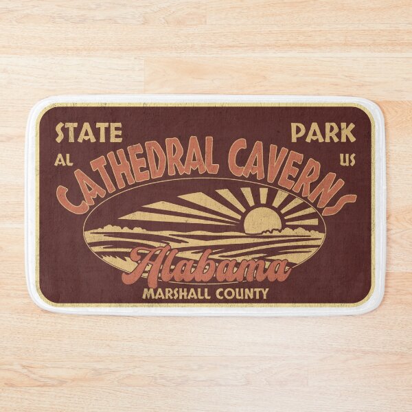 Item preview, Cathedral Caverns State Park, Marshall County, Alabama, badge design designed and sold by Wanderful-roads.