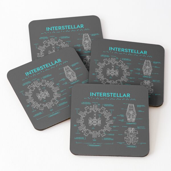 Item preview, Interstellar (Grey and Turquoise Blueprint) designed and sold by BGALAXY.