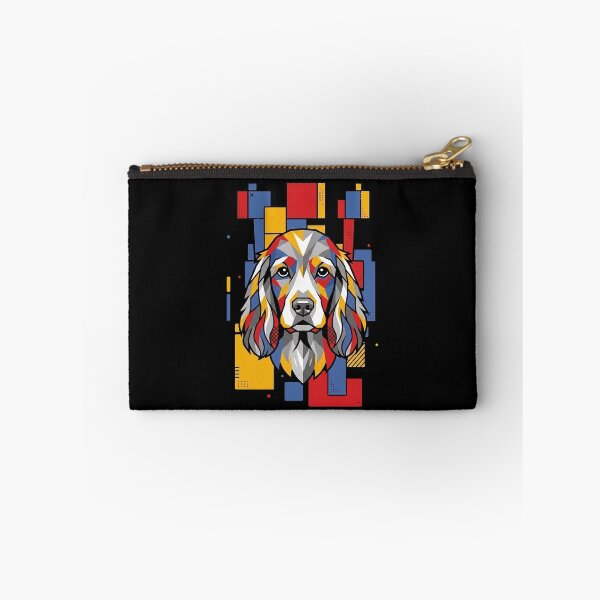 Item preview, Funny Cocker Spaniel Colorful Blocks Geometric Art Mom Dad Kids designed and sold by FurryHavenPH.