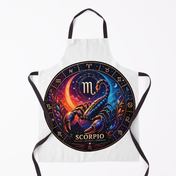 Item preview, Scorpio Passion Mystery Strength Moon Galaxy Zodiac Art designed and sold by Zodiac Celestial Art.