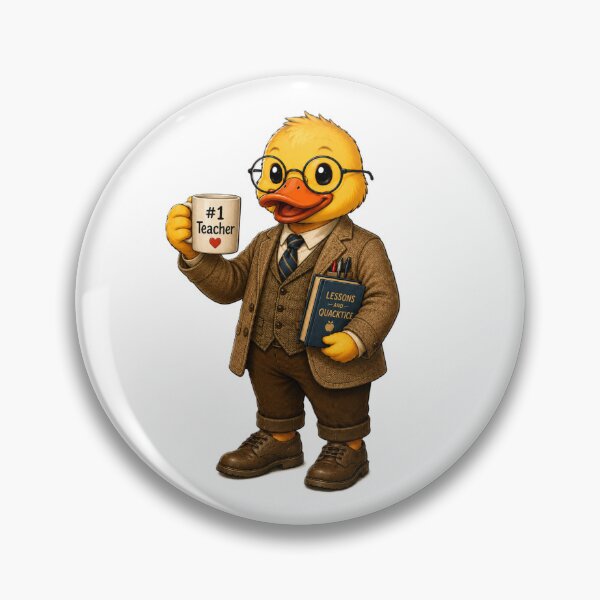 Item preview, Teacher Duck designed and sold by Thor-stone.