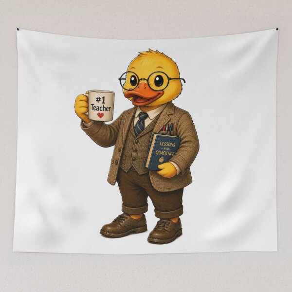 Item preview, Teacher Duck designed and sold by Thor-stone.