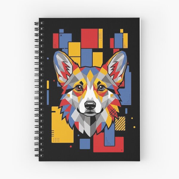 Item preview, Funny Corgi Colorful Blocks Geometric Art Mom Dad Kids designed and sold by FurryHavenPH.