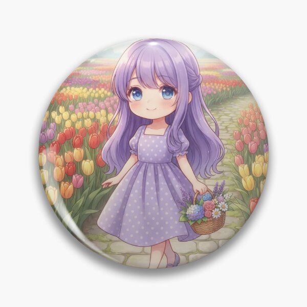 Item preview, Strolling Through A Vibrant Tulip Meadow designed and sold by Azurart2.