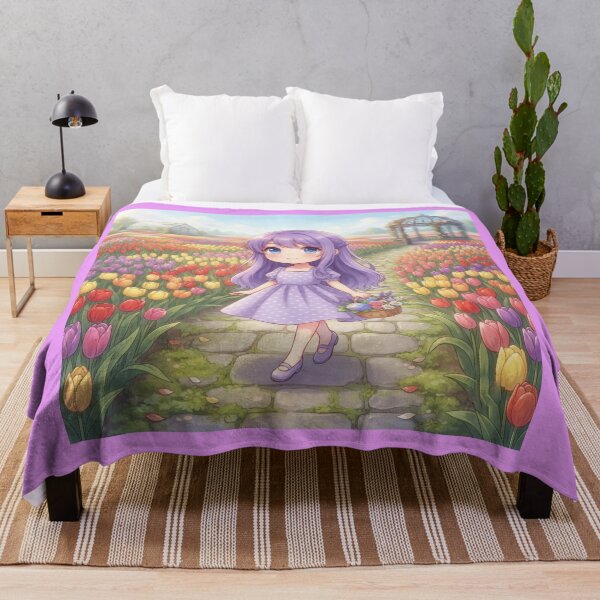 Item preview, Strolling Through A Vibrant Tulip Meadow designed and sold by Azurart2.