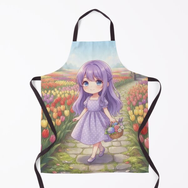 Item preview, Strolling Through A Vibrant Tulip Meadow designed and sold by Azurart2.