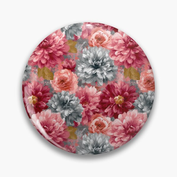 Item preview, Delicate Dahlias Floral  - Flower Bouquet Pattern  - Valentine'S Day Gifts designed and sold by RoyalStarsPatts.