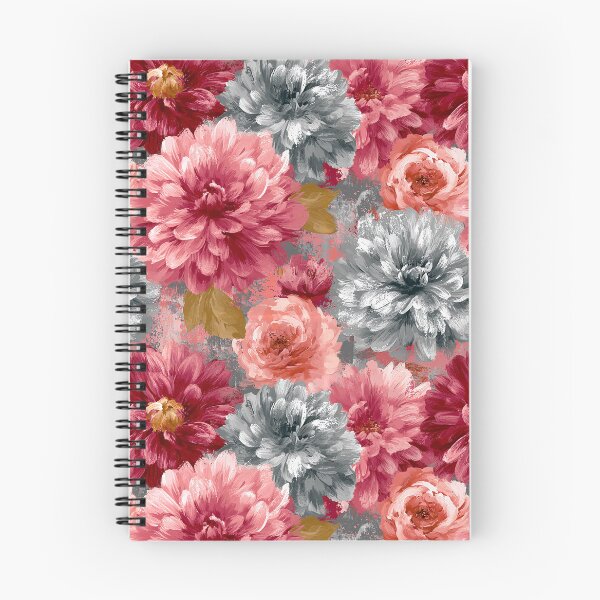 Item preview, Delicate Dahlias Floral  - Flower Bouquet Pattern  - Valentine'S Day Gifts designed and sold by RoyalStarsPatts.