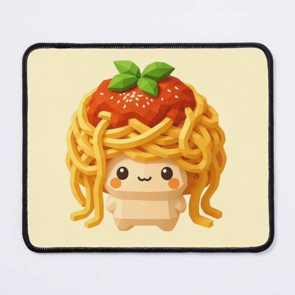 Item preview, Cute Spaghetti Mushroom | Kawaii Pasta Mushroom Character | Funny Food Art designed and sold by Eathusiast.