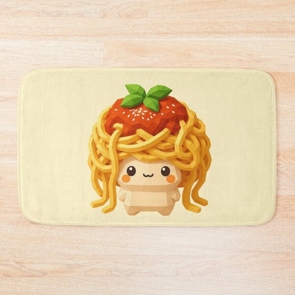 Item preview, Cute Spaghetti Mushroom | Kawaii Pasta Mushroom Character | Funny Food Art designed and sold by Eathusiast.