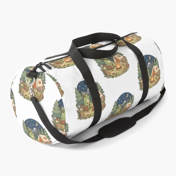Item preview, Happy Camper Frog Shirt – Cozy Frog Camping by the Campfire in the Forest Nature Adventure designed and sold by The Design Trendz.