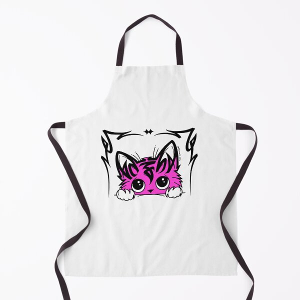 Item preview, Cute Magenta Anime Cat Kawaii Calligraffiti Streetwear Art designed and sold by elmuna.
