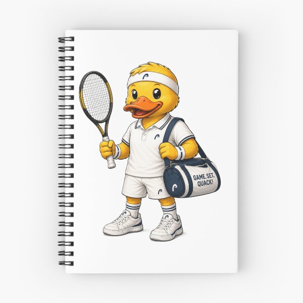 Item preview, Tennis Player Duck designed and sold by Thor-stone.