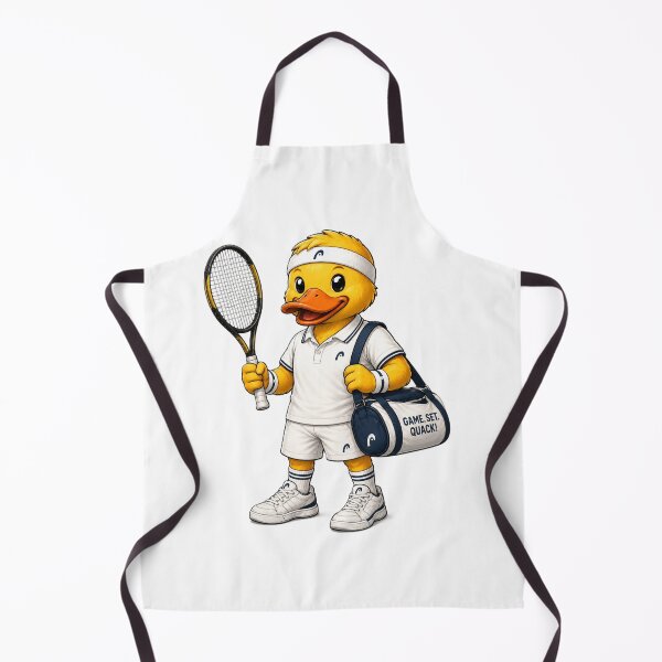 Item preview, Tennis Player Duck designed and sold by Thor-stone.