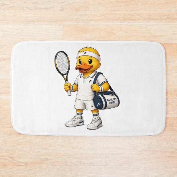 Item preview, Tennis Player Duck designed and sold by Thor-stone.