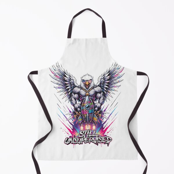 Item preview, Still Unsupervised Gangster Eagle Gold Chain Rocket Tee v6 designed and sold by DarylWelsh2024.