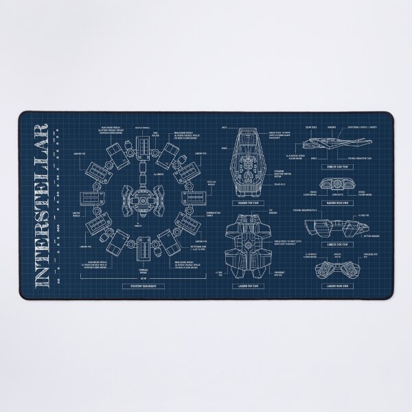 Item preview, Interstellar (Navy Blueprint) designed and sold by BGALAXY.