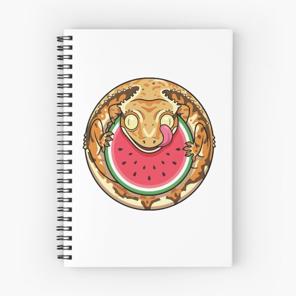 Item preview, Funny Crested Gecko Watermelon Slice Licking Eye designed and sold by Arc2020.