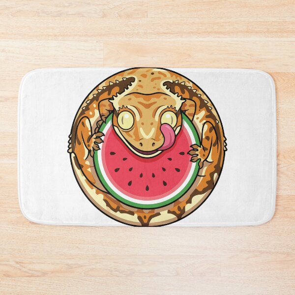 Item preview, Funny Crested Gecko Watermelon Slice Licking Eye designed and sold by Arc2020.
