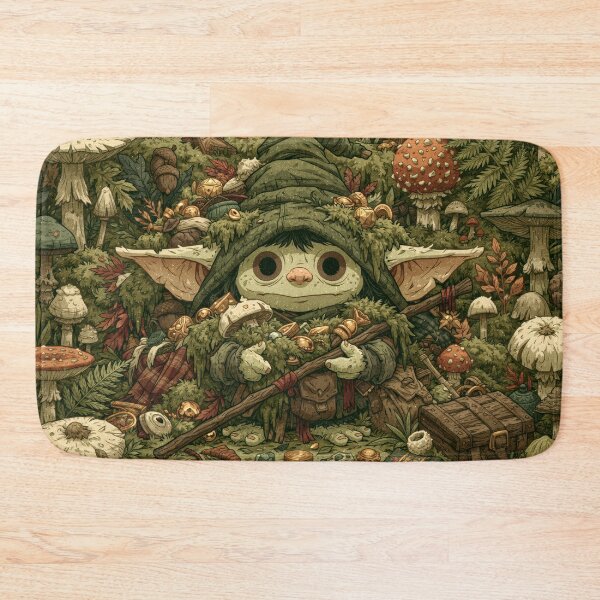 Item preview, Goblincore Mushroom Gremlin — Collector of Shiny Things designed and sold by FrostyFrisby.
