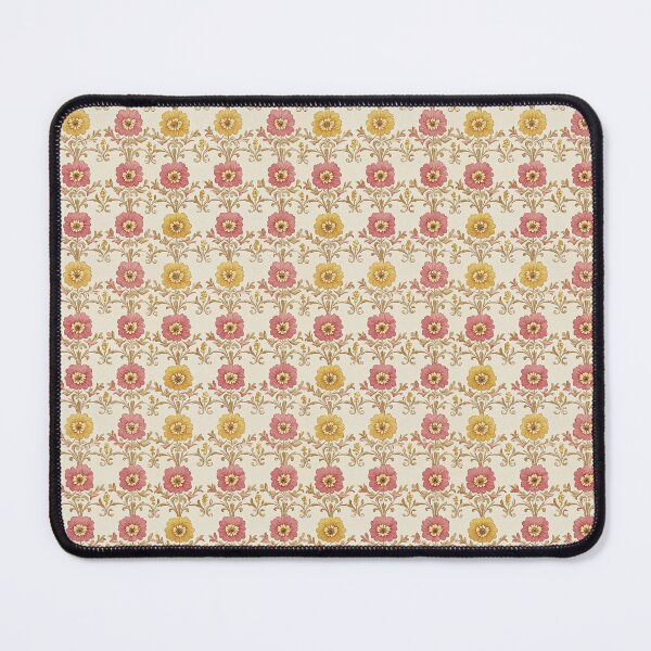 Item preview, Vintage Pink and Yellow Floral Pattern designed and sold by LouieVanille.