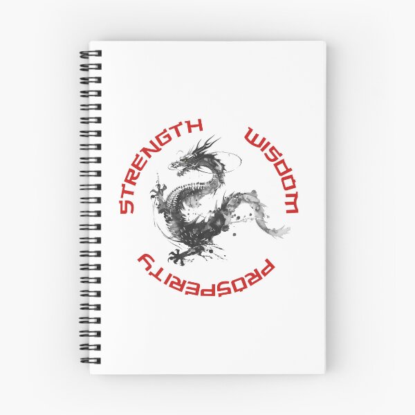 Item preview, Strength, Wisdom, & Prosperity Dragon designed and sold by TheThankfulTyne.