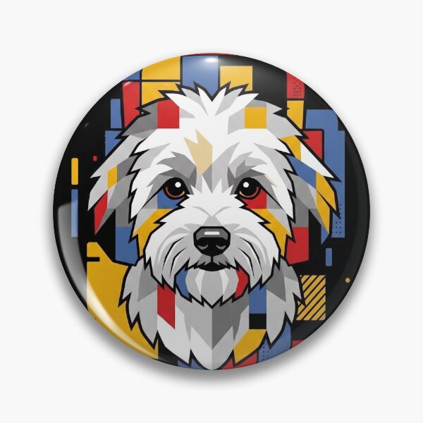 Item preview, Funny Coton de Tulear Colorful Blocks Geometric Art Mom Dad Kids designed and sold by FurryHavenPH.