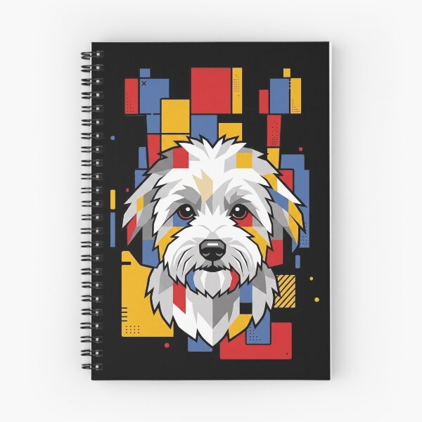 Item preview, Funny Coton de Tulear Colorful Blocks Geometric Art Mom Dad Kids designed and sold by FurryHavenPH.