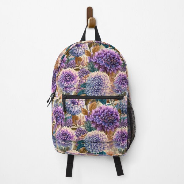Item preview, Trendy Dahlias Floral - Flower Garden Pattern - Valentines Gifts designed and sold by RoyalStarsPatts.
