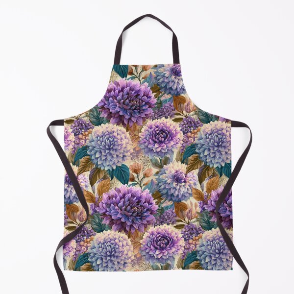 Item preview, Trendy Dahlias Floral - Flower Garden Pattern - Valentines Gifts designed and sold by RoyalStarsPatts.