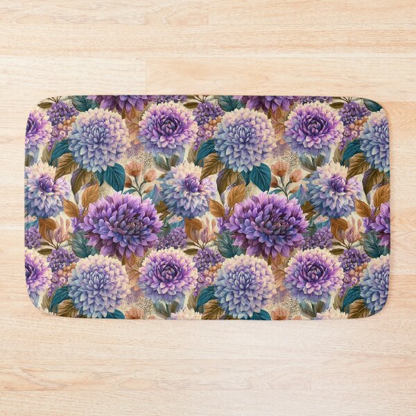 Item preview, Trendy Dahlias Floral  - Flower Garden Pattern  - Valentines Gifts designed and sold by RoyalStarsPatts.