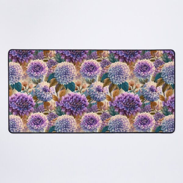 Item preview, Trendy Dahlias Floral  - Flower Garden Pattern  - Valentines Gifts designed and sold by RoyalStarsPatts.