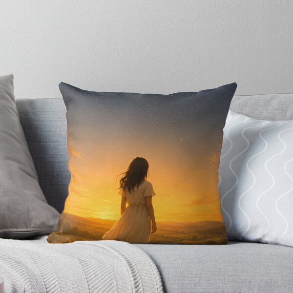 Item preview, Guided by the First Star – Golden Evening Landscape Wall Art designed and sold by bauschberts.