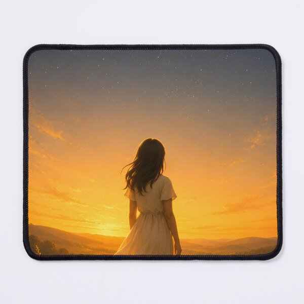 Item preview, Guided by the First Star – Golden Evening Landscape Wall Art designed and sold by bauschberts.