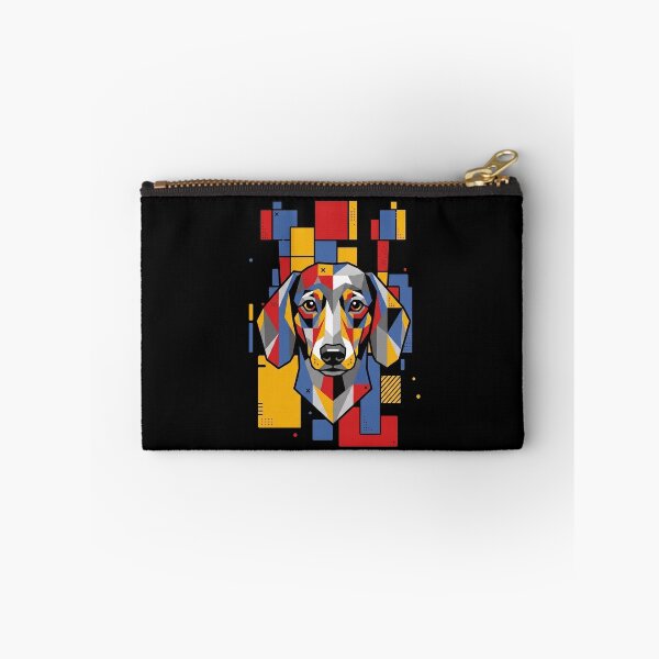 Item preview, Funny Dachshund Colorful Blocks Geometric Art Mom Dad Kids designed and sold by FurryHavenPH.