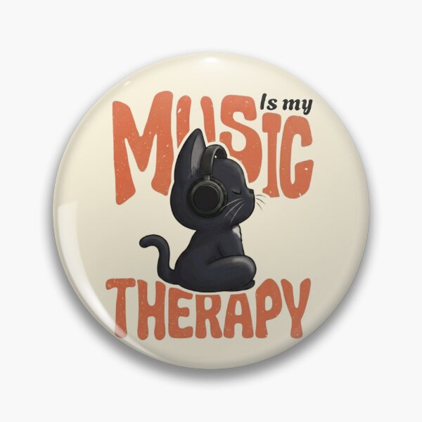 Item preview, Music is my therapy  designed and sold by Milles_Away.