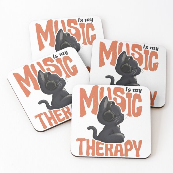 Item preview, Music is my therapy  designed and sold by Milles_Away.