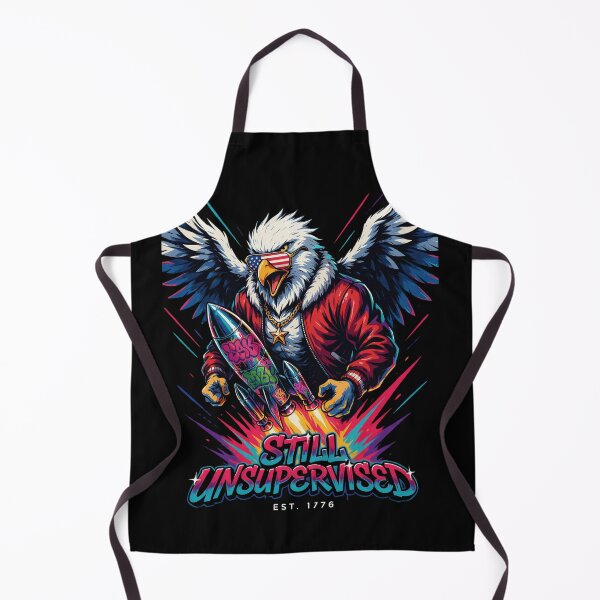 Item preview, Still Unsupervised Gangster Eagle Gold Chain Rocket Tee v8 designed and sold by DarylWelsh2024.
