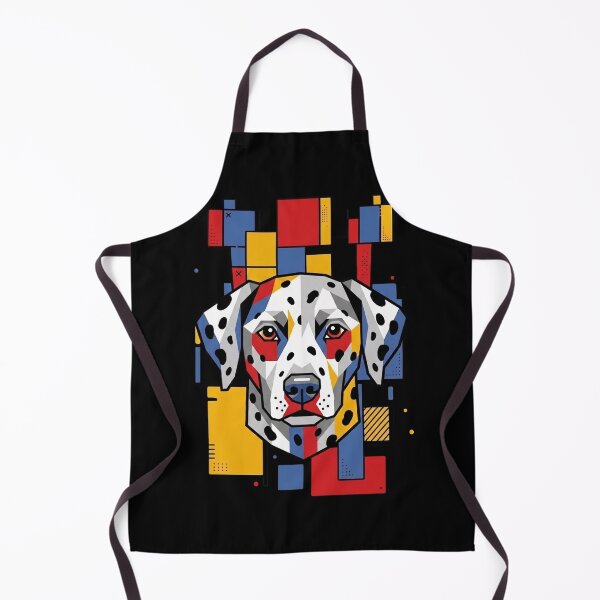 Item preview, Funny Dalmatian Colorful Blocks Geometric Art Mom Dad Kids designed and sold by FurryHavenPH.