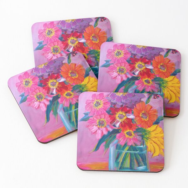 Item preview, Brenda's Zinnias I Can Buy Myself Flowers Collection by Brenda Knoll designed and sold by Brenda  Knoll.
