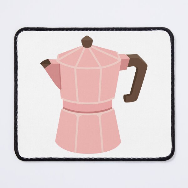 Item preview, Pastel Pink Moka Pot Italian Espresso Maker designed and sold by Anne97s.