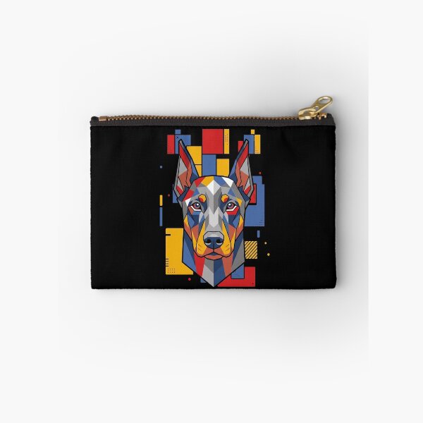 Item preview, Funny Dobermann Colorful Blocks Geometric Art Mom Dad Kids designed and sold by FurryHavenPH.
