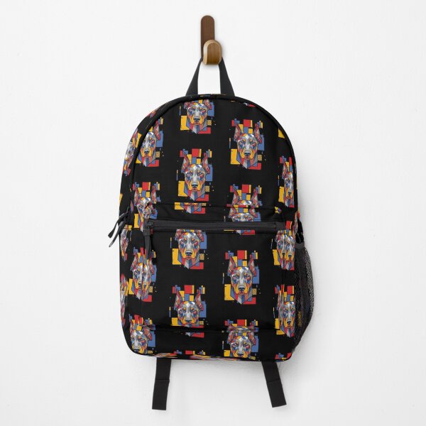 Item preview, Funny Dobermann Colorful Blocks Geometric Art Mom Dad Kids designed and sold by FurryHavenPH.