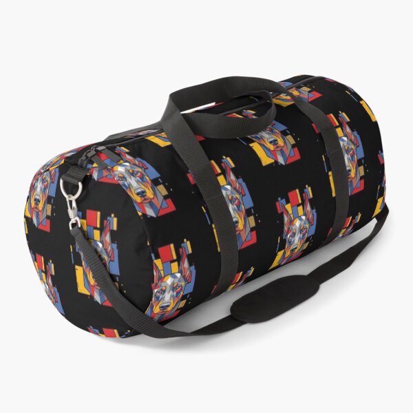 Item preview, Funny Dobermann Colorful Blocks Geometric Art Mom Dad Kids designed and sold by FurryHavenPH.