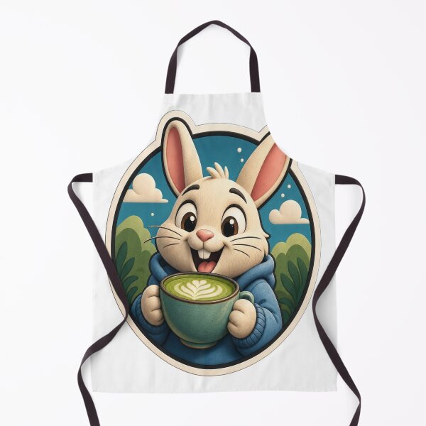 Item preview, Matcha Bunny Sticker designed and sold by mo-carnival.
