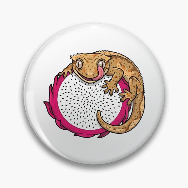 Item preview, Exotic Crested Gecko Dragon Fruit Pink Circle designed and sold by Arc2020.