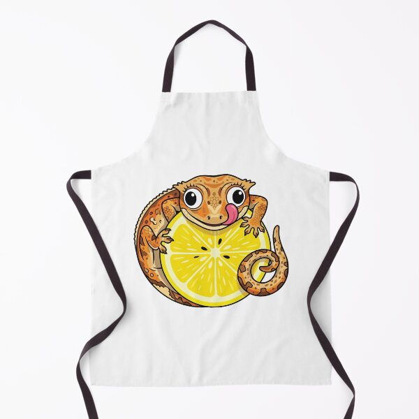 Item preview, Derpy Crested Gecko Lemon Slice Funny Reptile designed and sold by Arc2020.